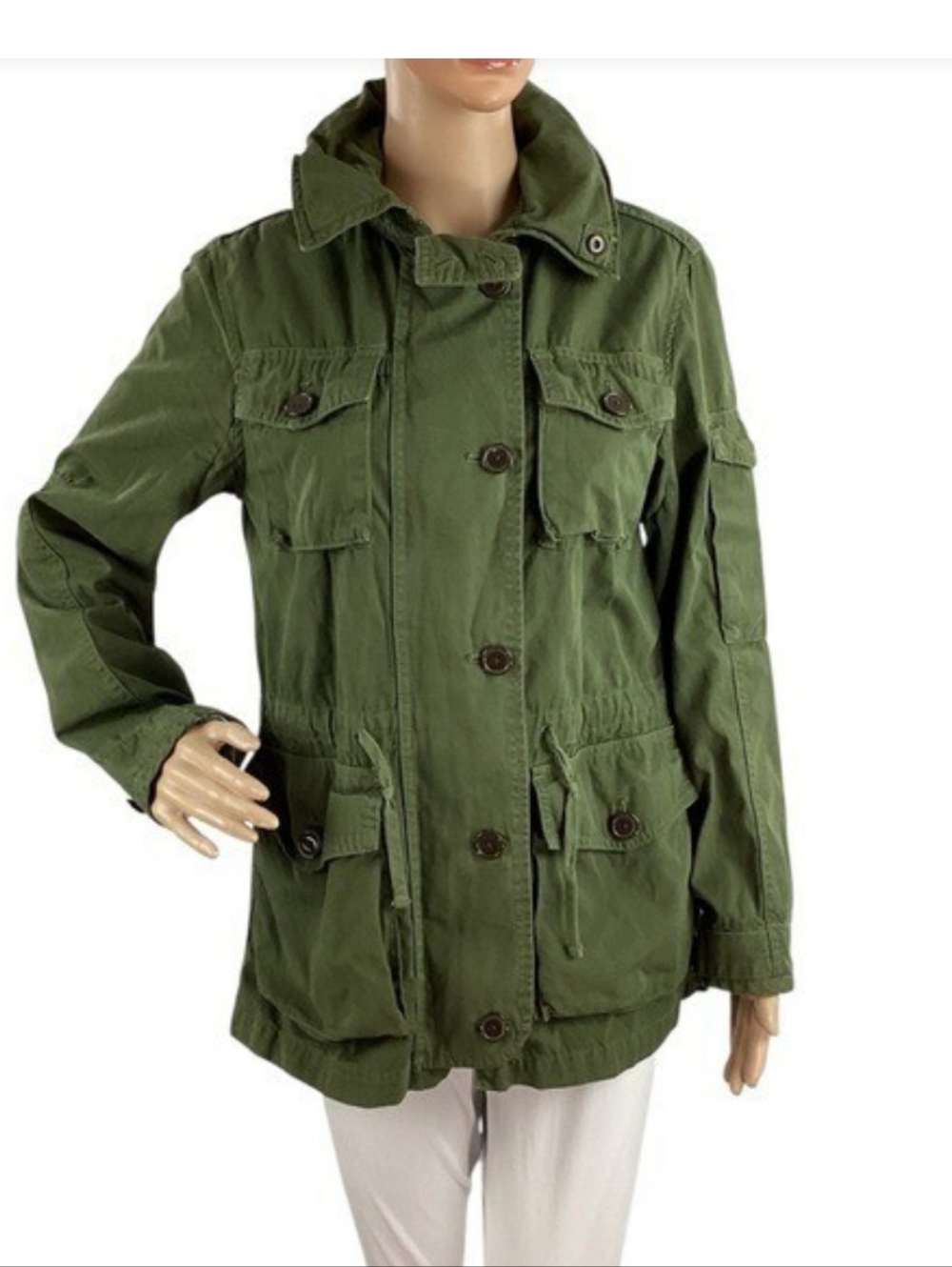 J.CREW Field Mechanic Military Jacket - Women's Size Medium